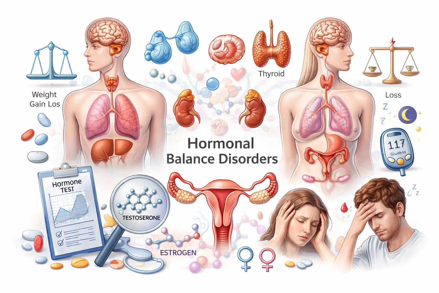 Hormonal balance disorders